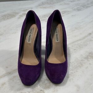 Steve Madden Vibrant Purple Heels